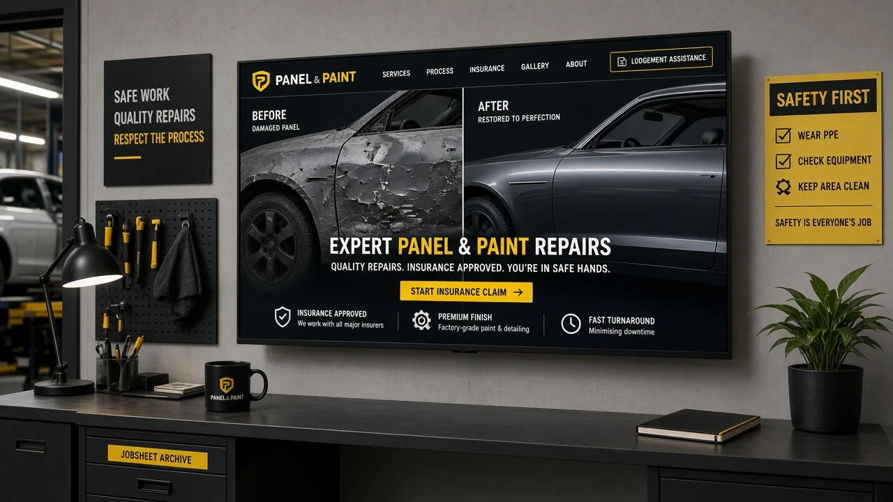 Website mockup body
